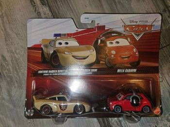 2 voitures cars disney mattel metal neuf cars disney pixar mattel