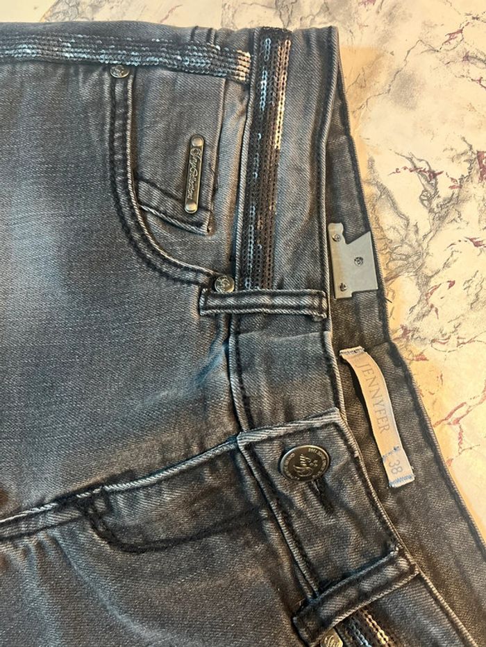 Short jean noir délavé Jennyfer neuf - photo numéro 2