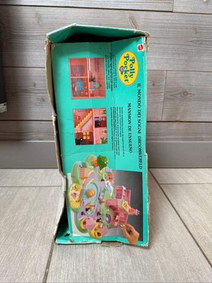 Polly Pocket Dream World 1991 Manoir Fantaisie avec boîte d’origine (sans figurines) - photo numéro 6