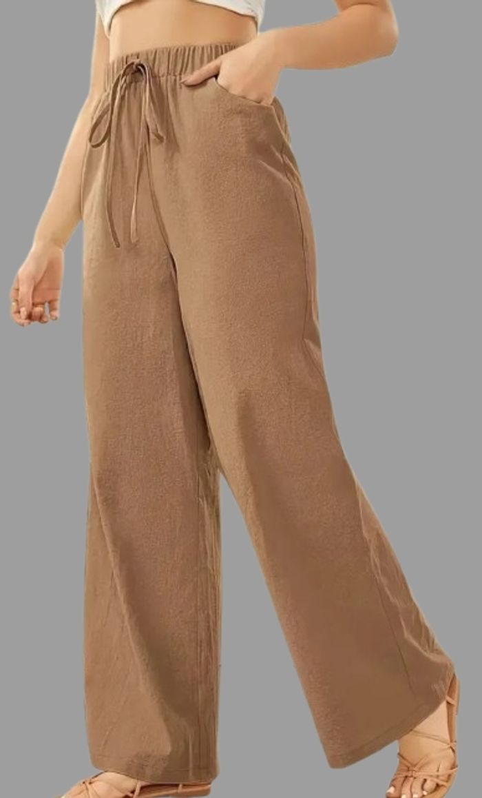Pantalon maron xl pour femme - photo numéro 3