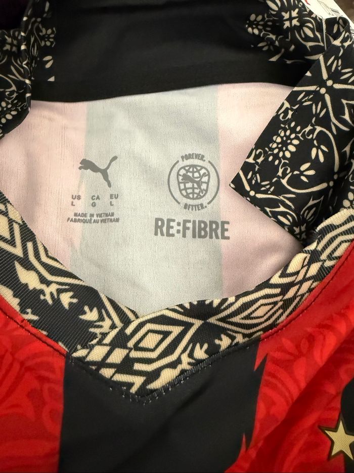 Maillot AC Milan Noir/Rouge – Puma – Taille L - photo numéro 8