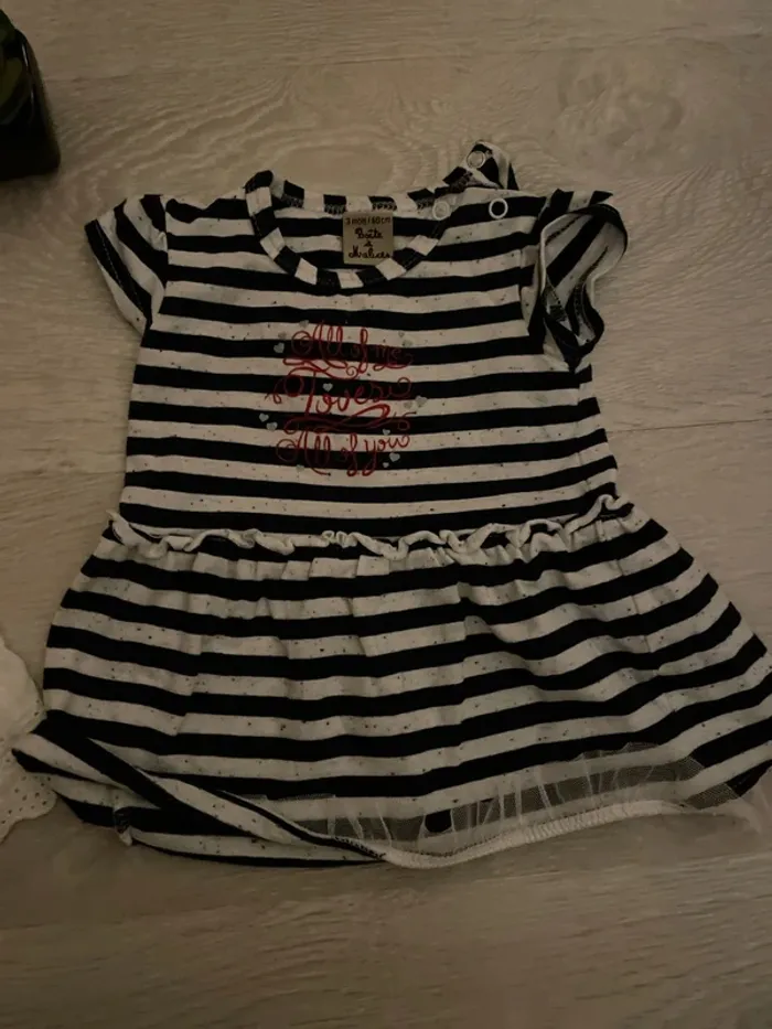 Lot de 2 robes 3 mois - photo numéro 4