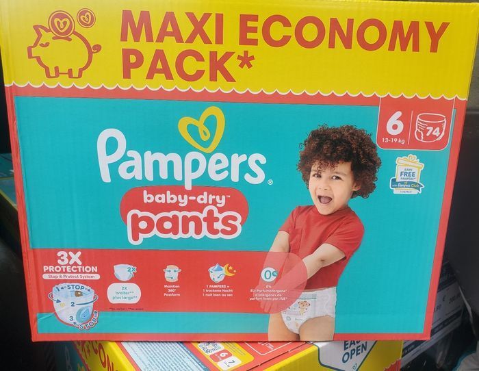 Couches Culottes pampers taille 6, 74 Culottes.