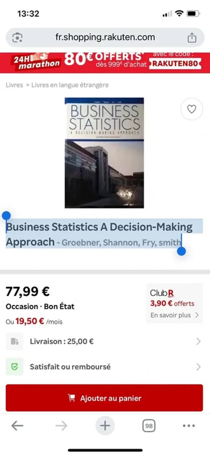 Business Statistics A Decision-Making Approach - Groebner, Shannon, Fry, smith - photo numéro 4