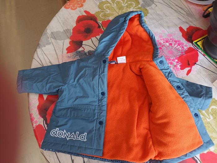 Manteau  Donald   6 mois   .Disney  bleu - photo numéro 3