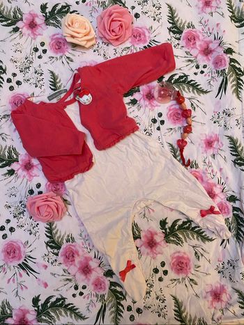 Ensemble vêtements bébé fille 1mois Sergent Major