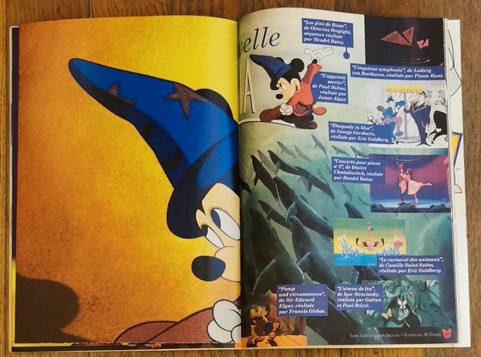 Ancien journal de mickey avec poster fantasia + cadre déblok N°2501 année 2000 vintage - photo numéro 4