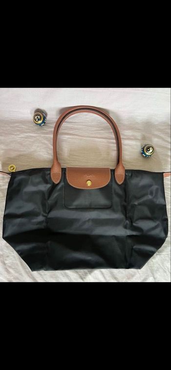 Sac à main longchamp « le pliage » noir 