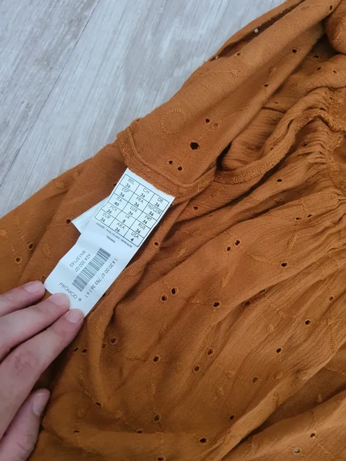 Robe longue marron taille 36 Promod - photo numéro 4