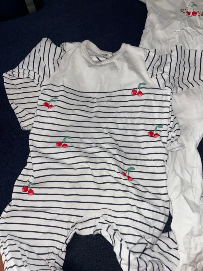 Lot 3 pyjamas cerise 🍒 Orchestra - photo numéro 2