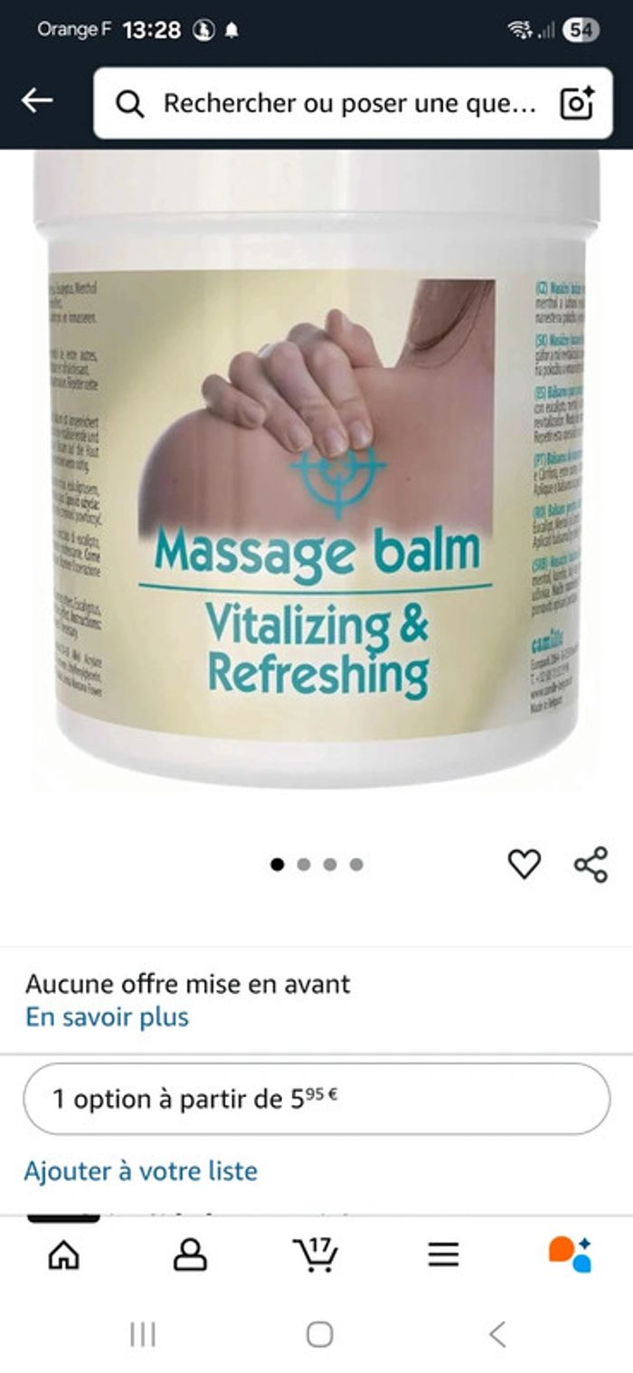 Baume massage eucalyptus - photo numéro 4