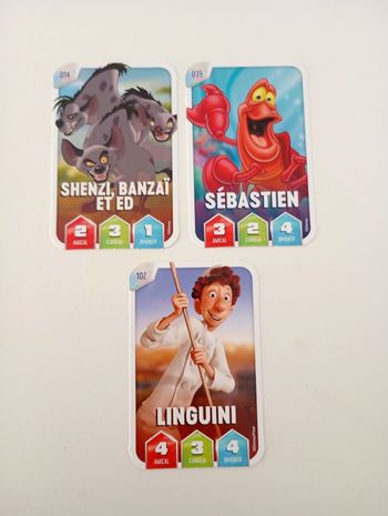 Lot de 3 cartes Disney Leclerc  2025