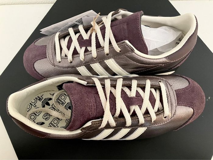 Adidas Originals Country OG Purple Metallic Aurora / Off-White - photo numéro 5