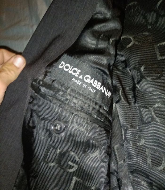Blazer - Veste de costume Dolce & Gabbana homme 48 - photo numéro 3
