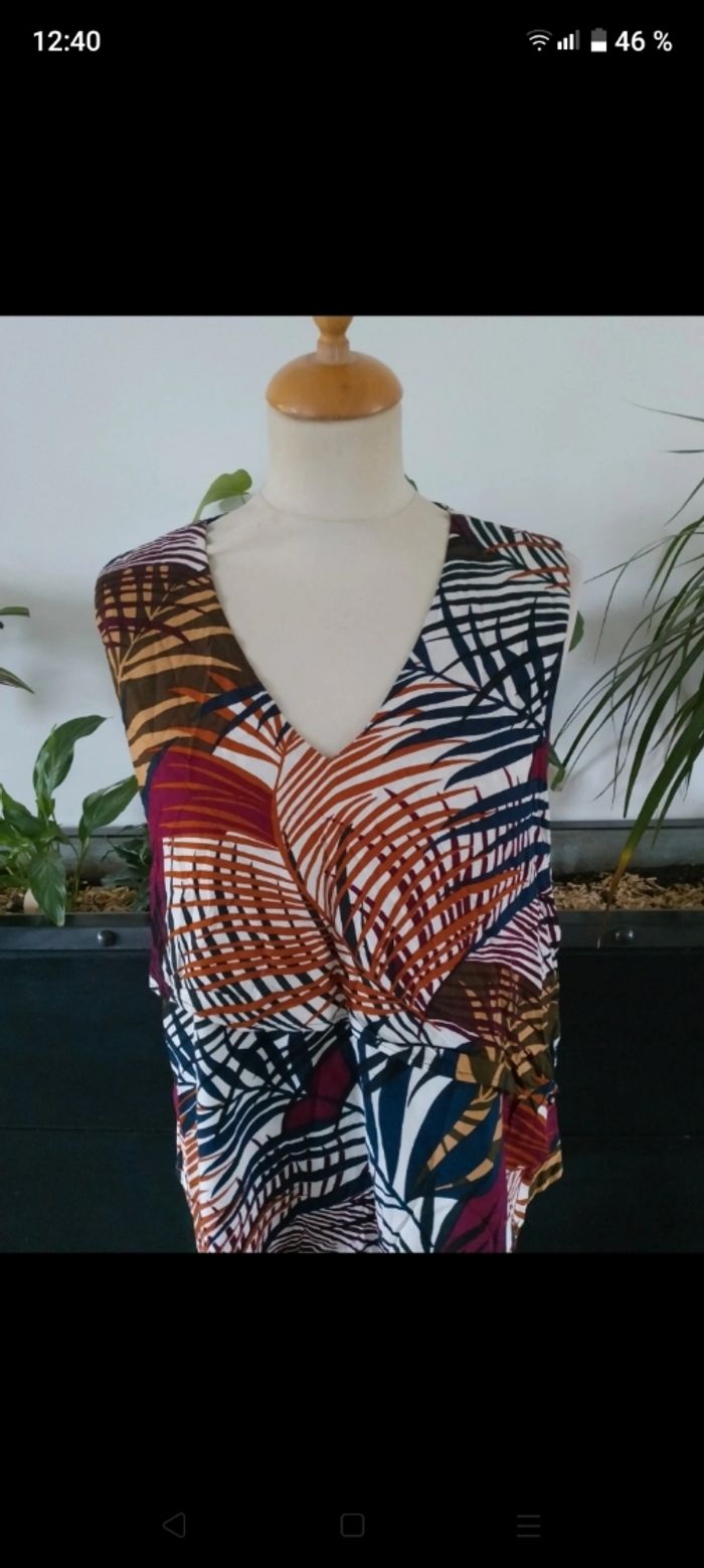 Blouse neuve sans manches Zamba - photo numéro 2