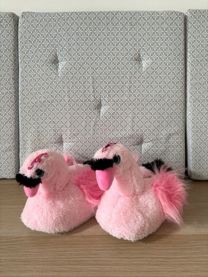 Chaussons "Flamant Rose" (Pointure : 28/29)