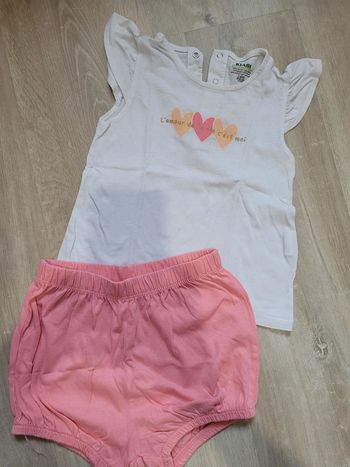 Pyjama short été 24 mois