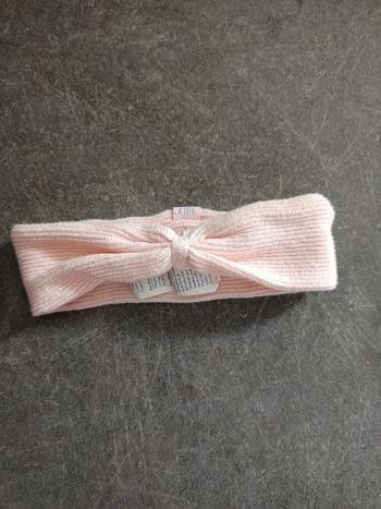 Bandeau rose Obaïbi 0/3 mois