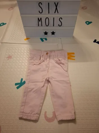 Pantalon fille 6 mois