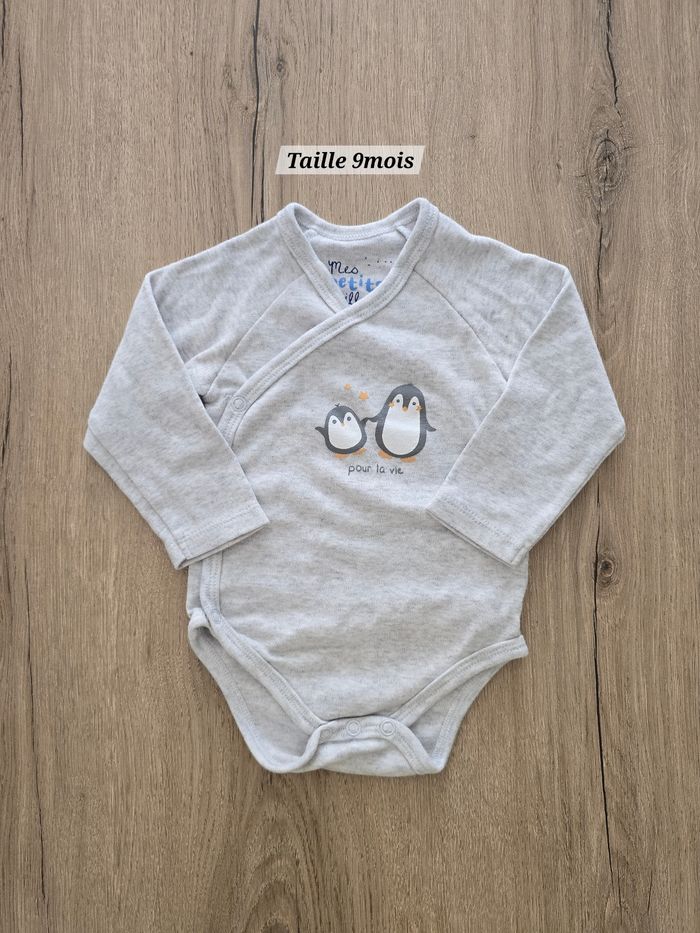 Body manches longues - Taille 9mois - Mes petits cailloux