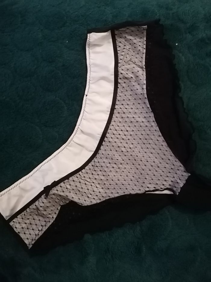 Culotte transparente et satin - photo numéro 3