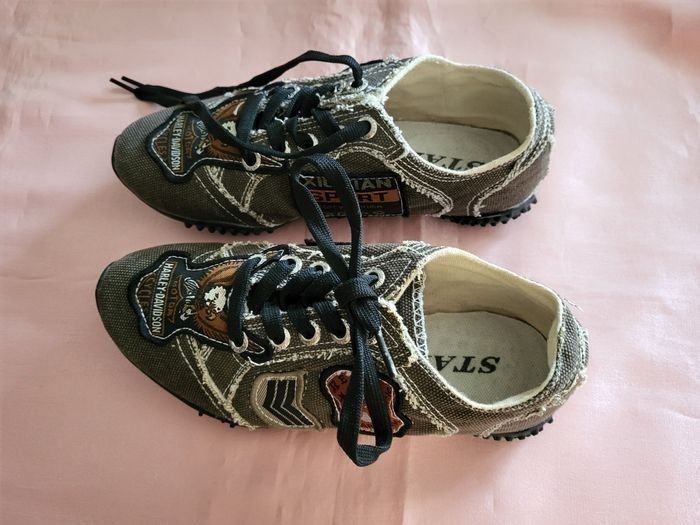 Sneaker toile marron t 37.neuf - photo numéro 8