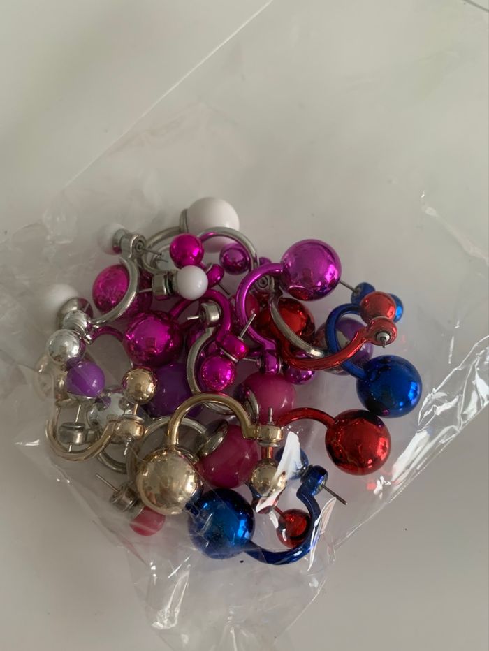 Lot boucles d’oreilles