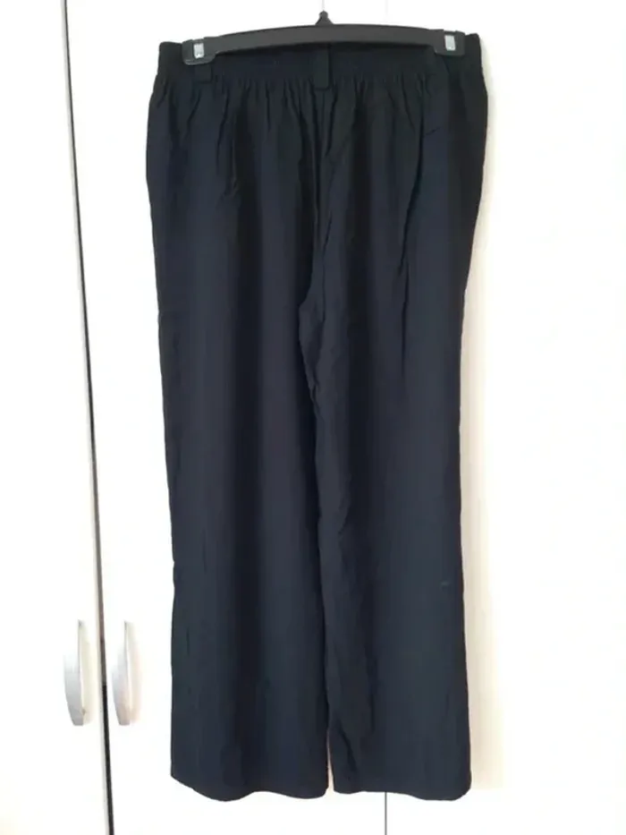 Pantalon jambes larges taille haute 42 Gemo - photo numéro 3