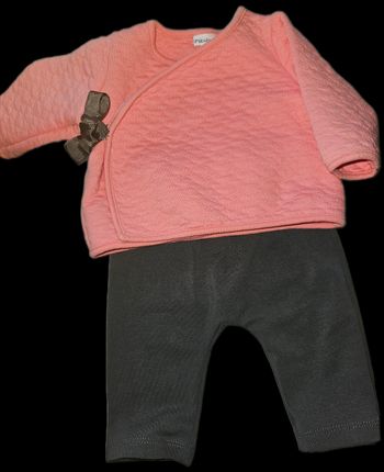 Ensemble bébé fille 1 mois