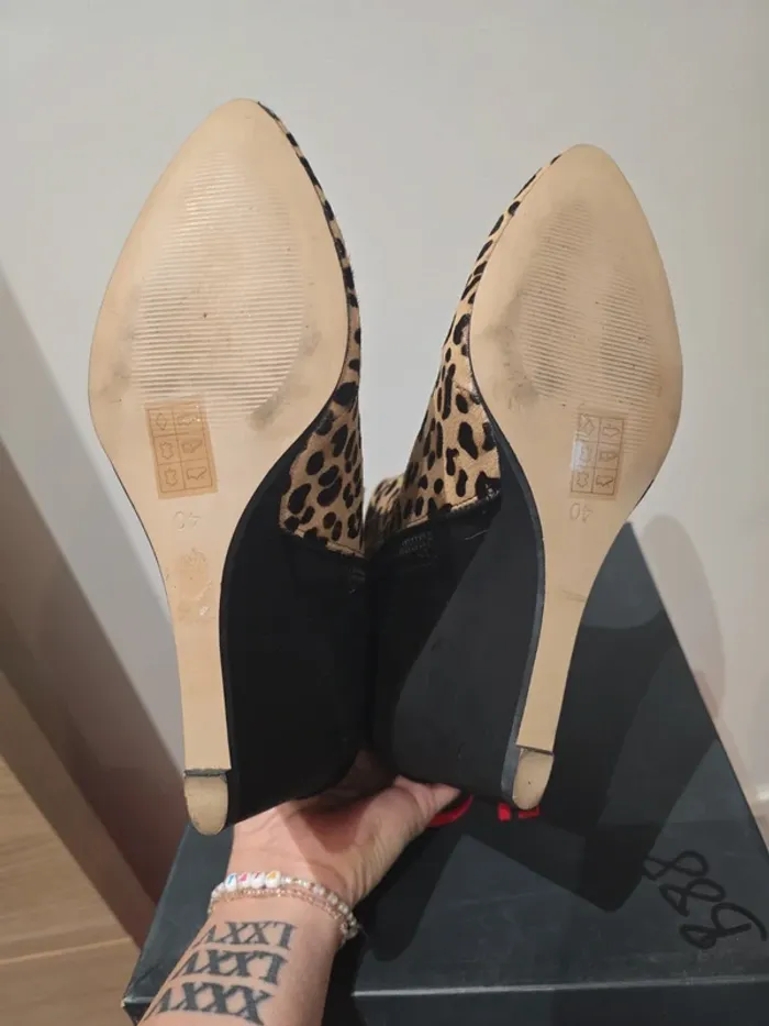 Boots leopard Buffalo taille 40 - photo numéro 4