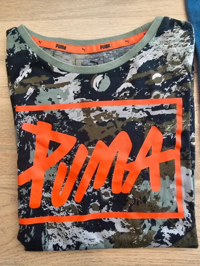 2 Tee-shirt garçon 12 ans puma + 1 gratuit - photo numéro 6