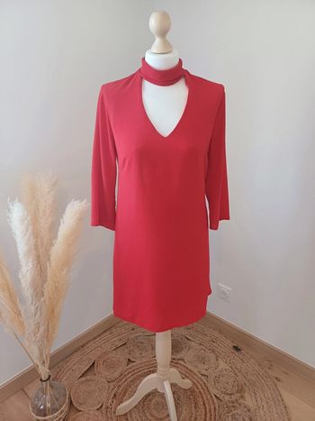 Robe rouge fluide Cache Cache taille S 36