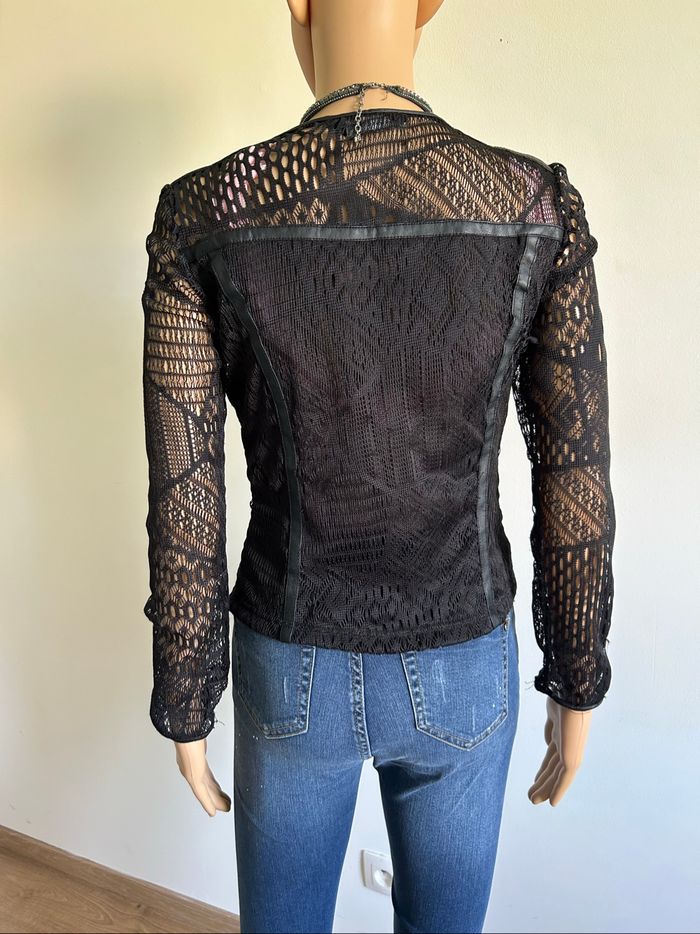 Veste noire en dentelle Primadonna taille S comme neuve - photo numéro 6