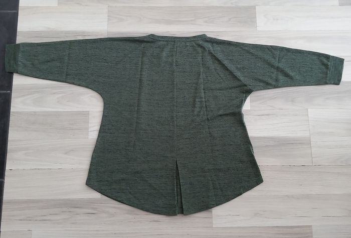 Pull femme vert Tex taille M - photo numéro 5