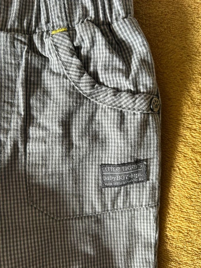 Ensemble salopette pantalon et tee shirt manches longues 3 mois - photo numéro 3