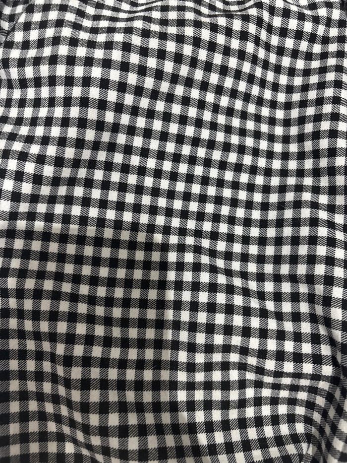 Pantalon à carreaux noir et blanc - photo numéro 2