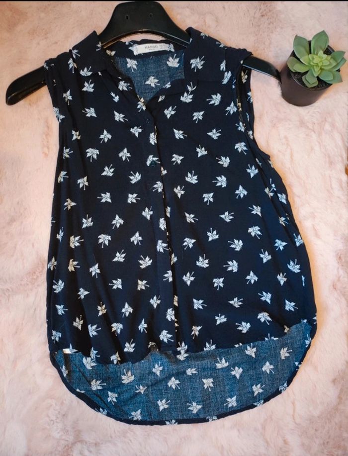 Chemise  manches courtes mango XS neuve
