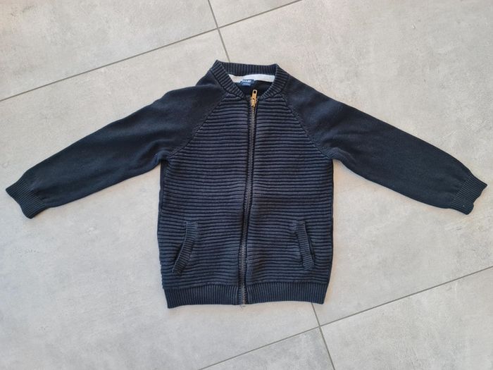 Gilet fermetire zippé 5 ans