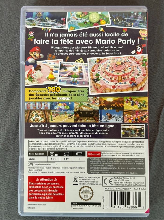 Jeu switch Mario party superstars - photo numéro 3