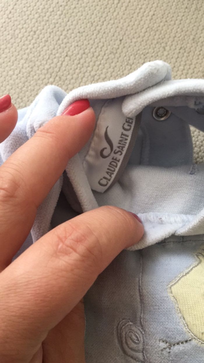 Lot de trois pyjamas velours - photo numéro 3