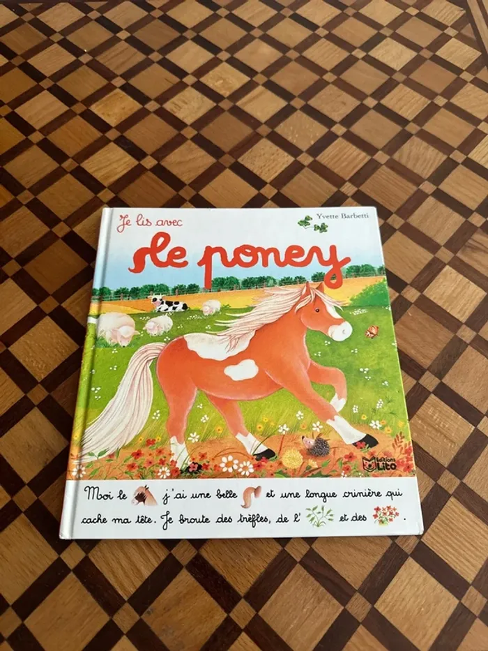 Livre Je lis avec le poney