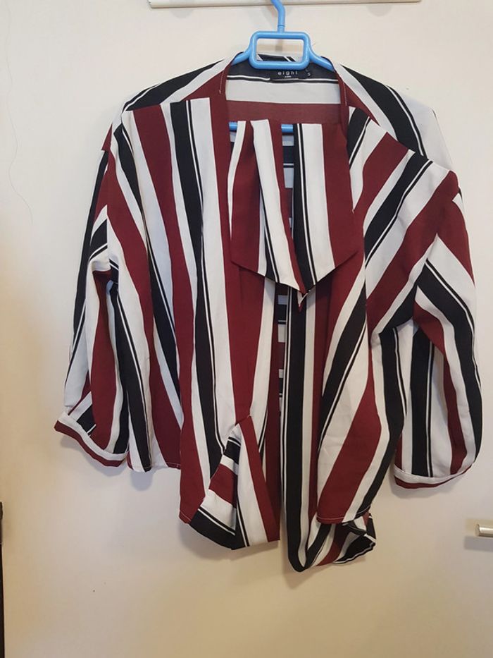Blouse à nouer autour de la taille - photo numéro 2