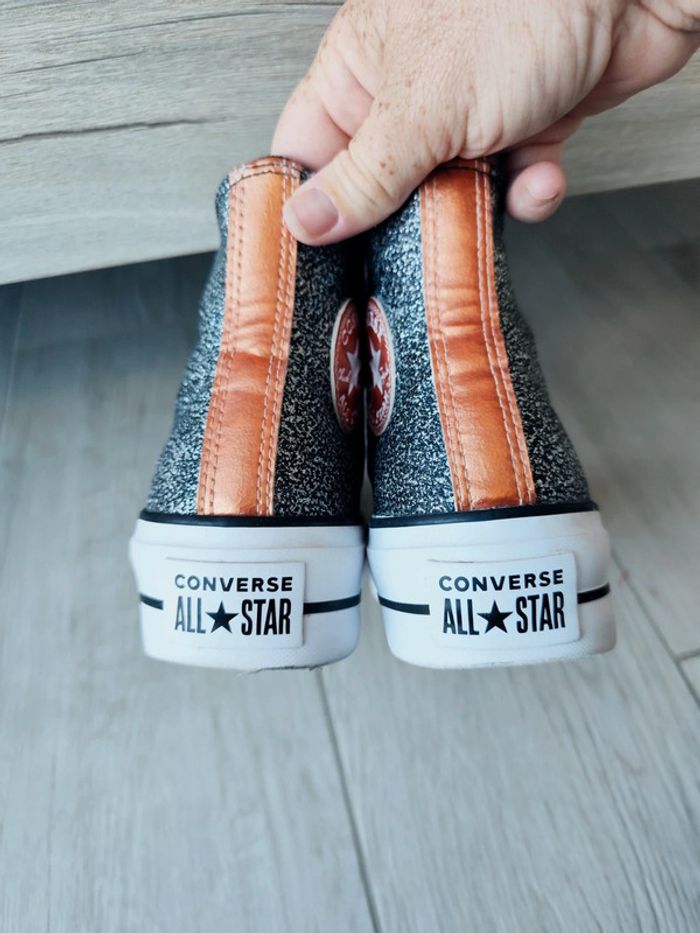 Converse plateforme glitter - photo numéro 8