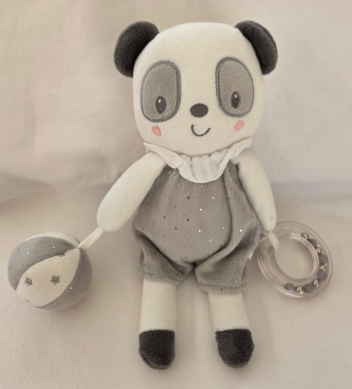Ensemble doudou Panda - Peluche - Protège carnet de santé- Mots d'enfants - photo numéro 4