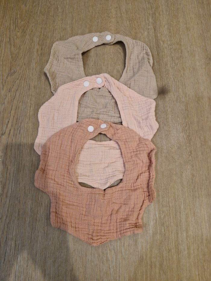 Lot de 3  bavoirs