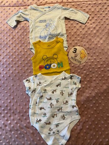 Lot de 3 bodies Winnie taille 3 mois