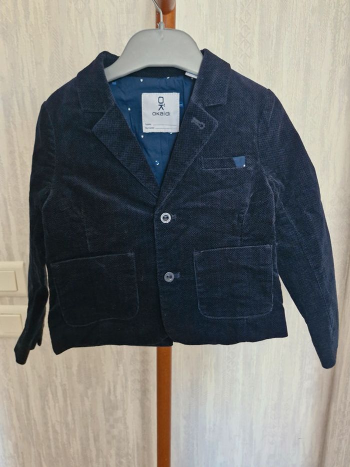 🎯 Blazer garçon - Okaïdi - Taille 3 ans -