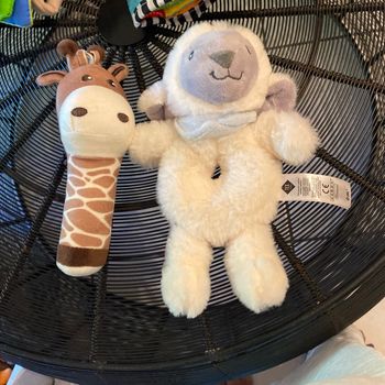 2 hochets animaux