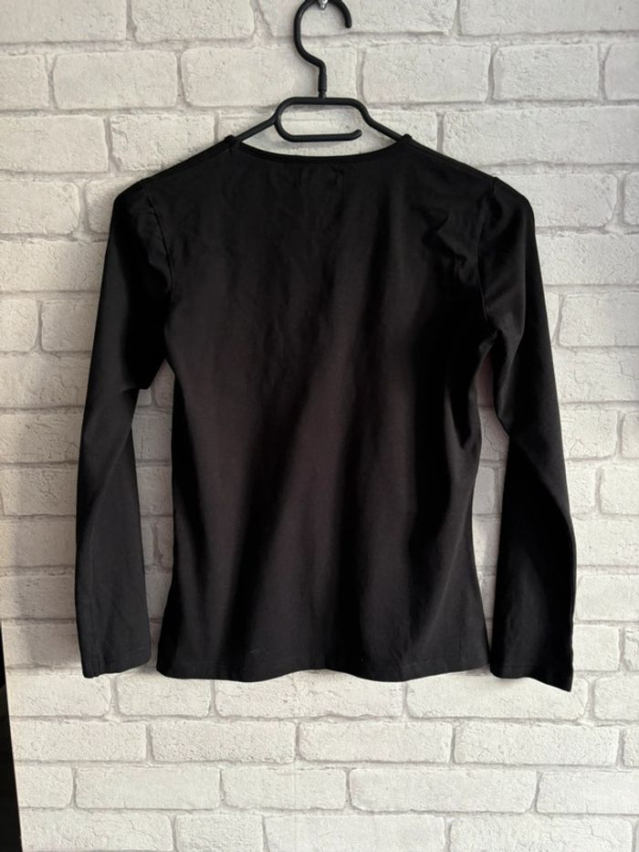 Tee-shirt manches longues IKKS taille 12 ans - photo numéro 2