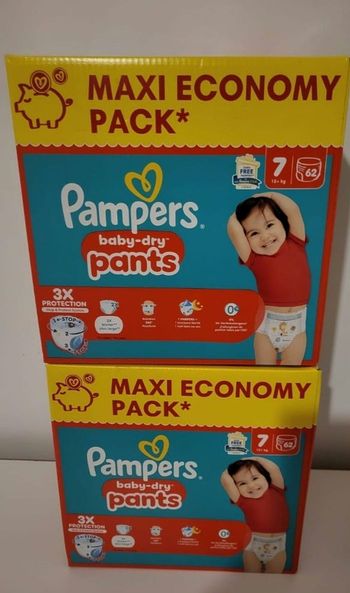 Couches pampers pants taille 7